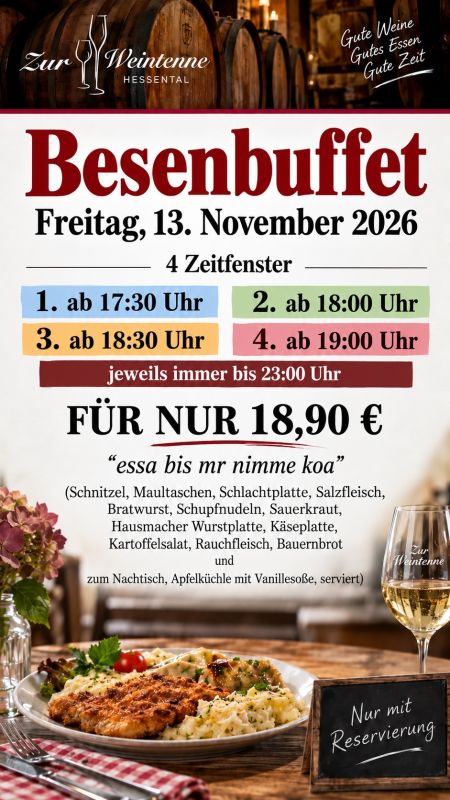 Bild - Besenbuffet 13. November 2026