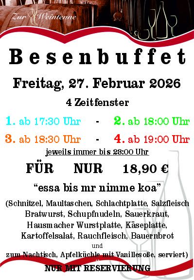 Bild - Besenbuffet 27.02.2026